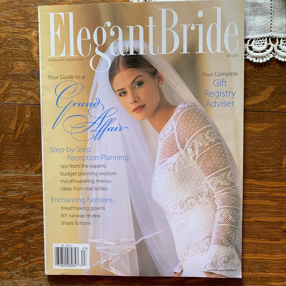 ! Vintage Elegant Bride Magazine, Fall 2001